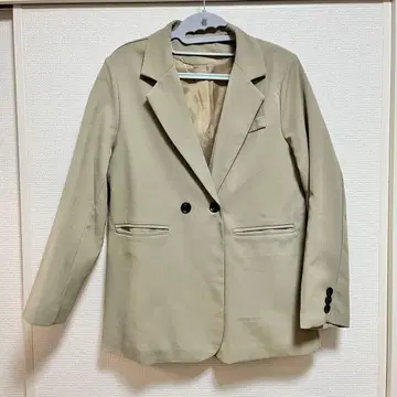 테일러드 자켓 셋업 베이지 자켓 팬츠 2종 세트