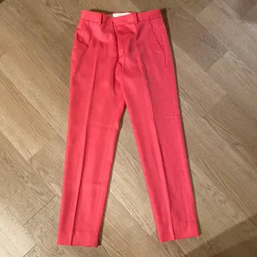 유나이티드 애로우즈 울 혼방 팬츠 38 핑크