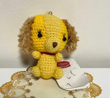 101마리 달마시안 레이디 뜨개질 봉제 인형 키체인