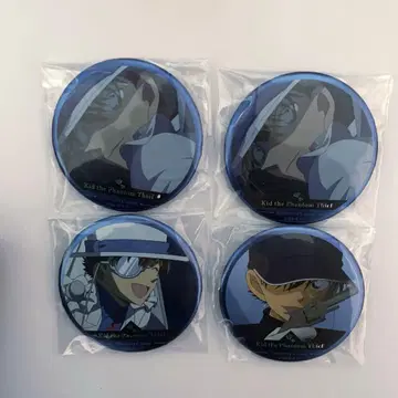 명탐정 코난 플라자 트레이딩 주얼리 캔뱃지 코난&키드