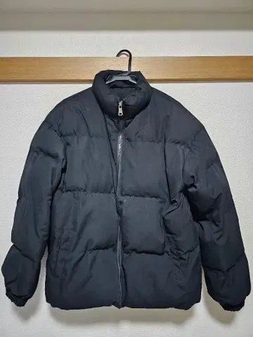 남성용 패딩 자켓 사이즈 L 블랙 중고