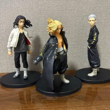 도쿄 리벤저스 마이키 바지 케이스케 미츠야 타카시 피규어 3체 세트