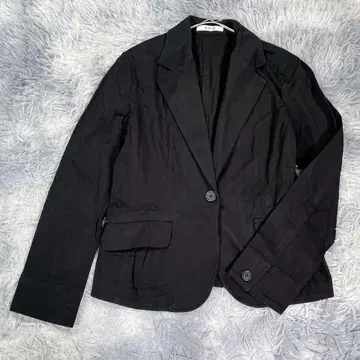 SPB [ L ] 테일러드 자켓 블랙 빅 사이즈 얇은 소재 여성용