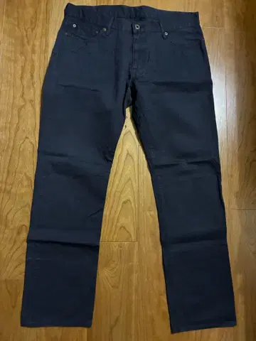 재팬 블루 청바지 다크 그레이 치노 팬츠 W36