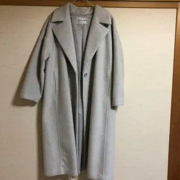 NATURAL BEAUTY BASIC 라이트 그레이 울 코트