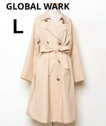 새상품급 GLOBAL WORK 베이지 트렌치코트