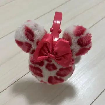 디즈니 미니 레오파드 무늬 귀도리