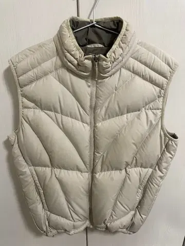 REI 화이트 다운 베스트 L 사이즈 (여성용)