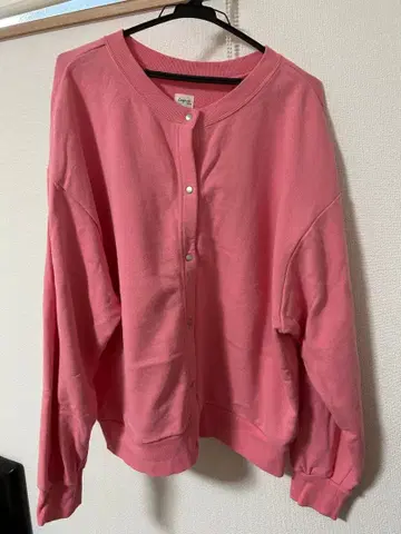 루즈 맨투맨 가디건 Ungrid