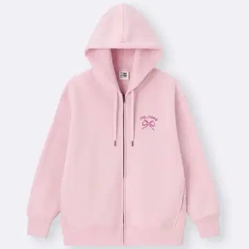 지유 마이멜로디 맨투맨 오버 사이즈 풀 집업 후드티 M 핑크 GU