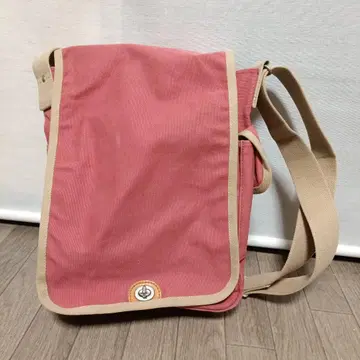 이치자와 신자부로 캔버스 빨간색 숄더백