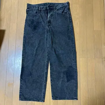 GU 데님 팬츠 데님 바지 청바지 팬츠 별 스타 33 84cm