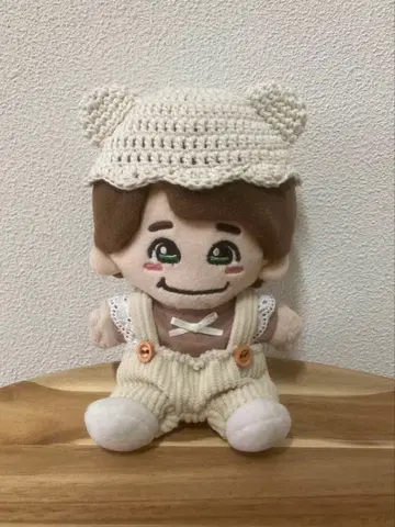 나니와단시 치비누이 의류 NO.5 곰돌이 귀 모자 상의 살로펫 3종 세트