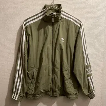 adidas 카키 나일론 자켓
