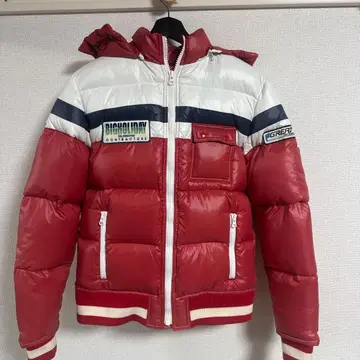 새상품급!! TMT 빨흰 다운 자켓