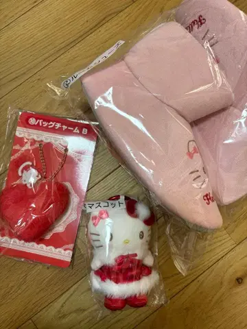 헬로키티 1번 복권 룸슈즈 마스코트 백참