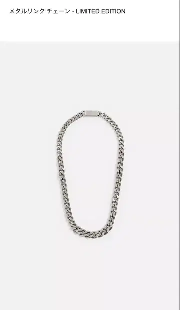 zara 메탈 링크 체인 목걸이