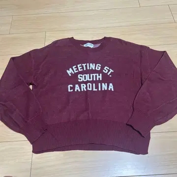 차오패닉 티피 로고 니트