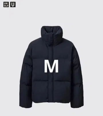 UNIQLO U 유니클로유 패디드 볼륨 블루종