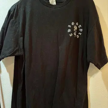 GANGSTA LIFE THUG 티셔츠 블랙