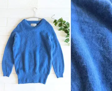 르쿠르블랑 크루넥 니트 라쿤 100%