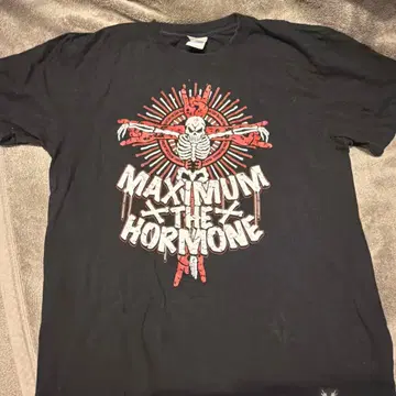 새상품급 맥시멈 더 호르몬 스컬 T셔츠 L
