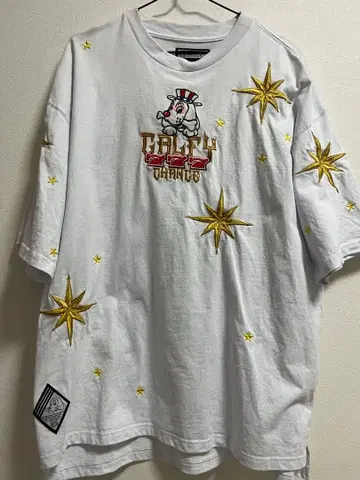 GALFY CRUTCH BRAND 자수 T셔츠 중형견