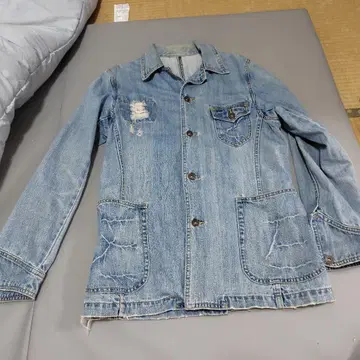 다케오 키쿠치 데님 자켓