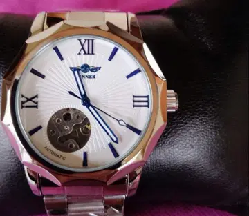 WINNER 자동 시계 화이트 다이얼