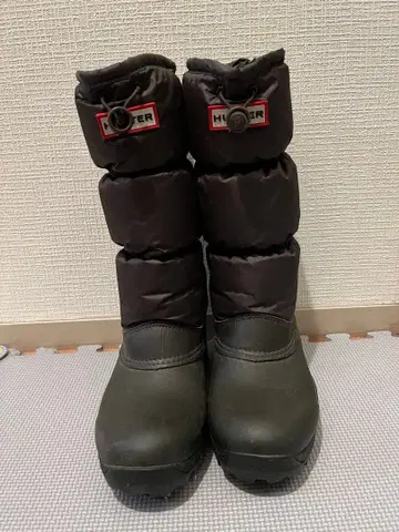 HUNTER 윈터 부츠 브라운