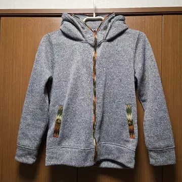 파워 투 더 피플 라이트슬리버 니트 체크 후드티