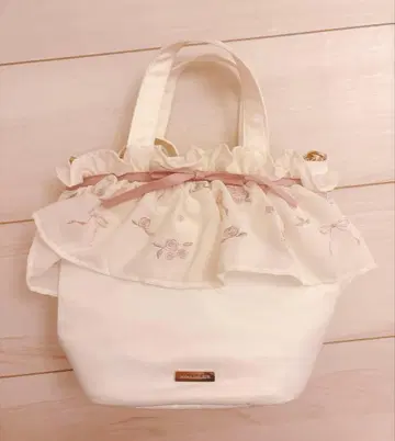 maison de fleur 로즈 리본 자수 2way 백