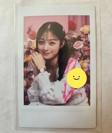 하시모토 칸나 친필 사인 폴라로이드