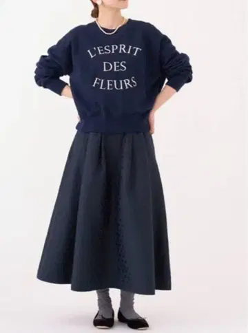 IENA 도트 자카드 턱 스커트 36