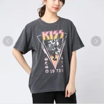 GOOD ROCK SPEED KISS 티셔츠 SPUR 잡지 게재 프리