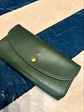 [ 새상품 ] 그린 가죽 장지갑