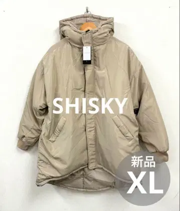 SHISKY 충전솜 몬스터 후드티 베이지 XL 사이즈