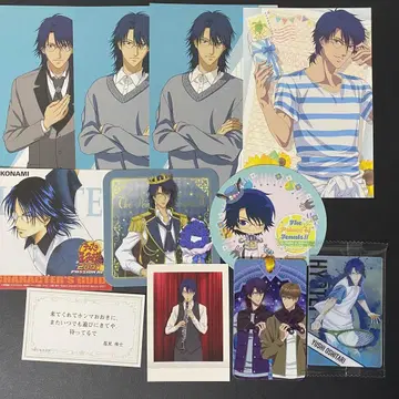 신 테니스의 왕자님 테니프리 오시타리 유시 특전 엽서 코스터 파샤코레