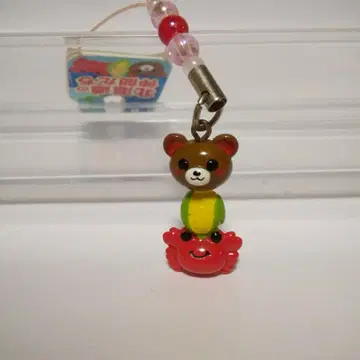 홋카이도 한정 홋카이도의 동료들 스트랩 곰과 게와 옥수수 헤이세이 레트로