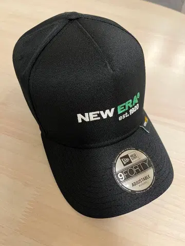 NEW ERA 9FORTY 블랙 캡