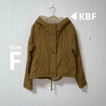 겨울 상품 KBF 카키 후드 부착 퍼 안감 자켓