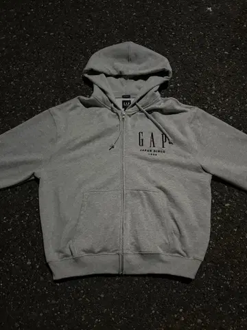 GAP 30주년 그레이 집업 후드티 M