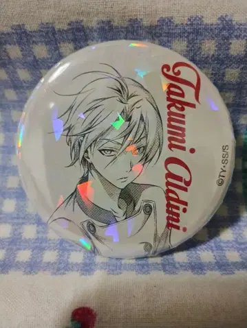 식극의 소마 올스타 캔뱃지 타쿠미 알디니 홀로그램