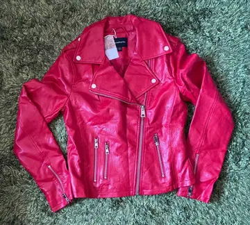 Stradivarius 가죽 라이더 자켓 S 사이즈