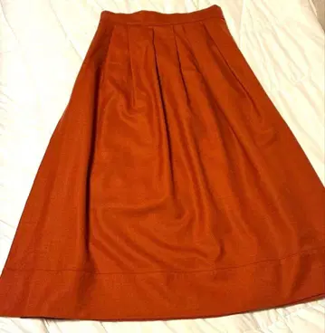 Rosso 오렌지 플레어 스커트 44