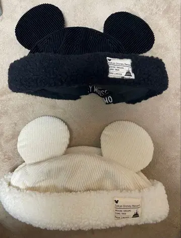 미키마우스 귀도리 모자 2세트