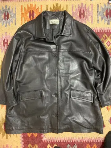 80sLL Bean Lambskin Leather Black Coat