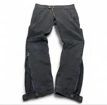 BUFFALO BOBS 플레어 ZIP 카고 데님 팬츠