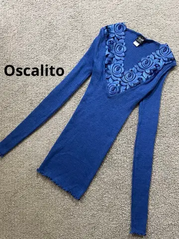 Oscalito 오스칼리토 레이스 자수 리브 장미