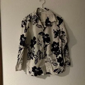 45rpm 꽃무늬 셔츠 블라우스